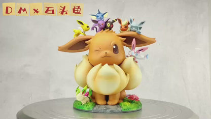〖Sold Out〗Pokemon Eevee Family Model Statue Resin  - DM&BQG Studio