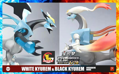 〖In Stock〗Pokemon Scale World White Kyurem Black Kyurem 1:20 - BQG Studio