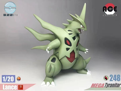 〖Sold Out〗Pokemon Scale World Four Kings Series Lance&Mega Tyranitar 1:20 - ACE&CPP Studio