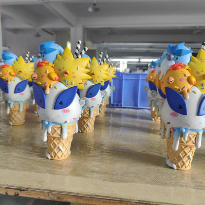 〖In Stock〗Pokémon Peripheral Products Ice Cream Series Legendary bird & Lugia - DM Studio