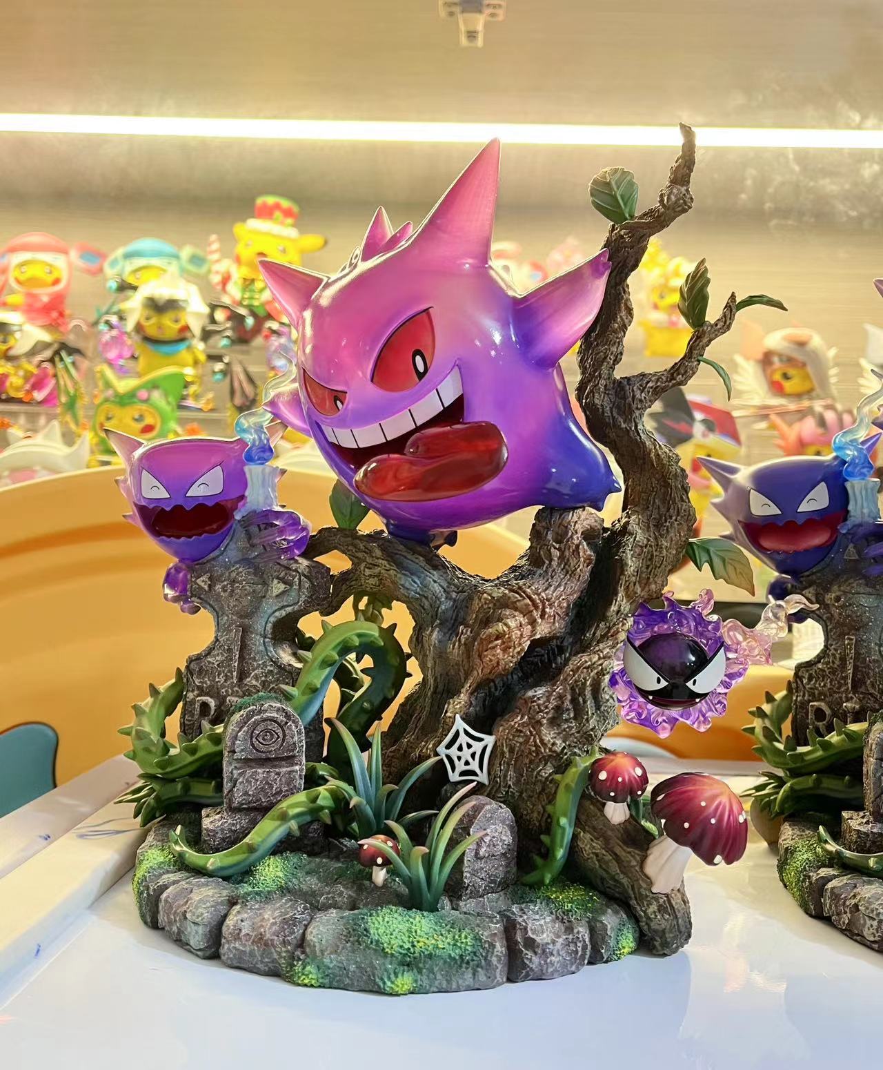 〖Sold Out〗Pokemon Gengar Family Model Statue Resin - DM Studios