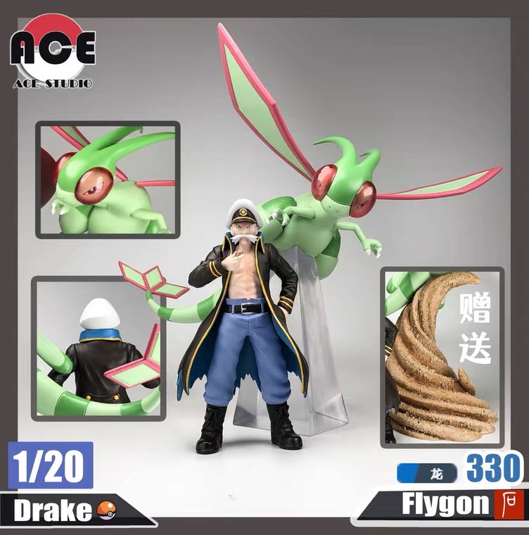 〖Sold Out〗Pokemon Scale World Four Kings Series Drake& Flygon 1:20 - ACE Studio