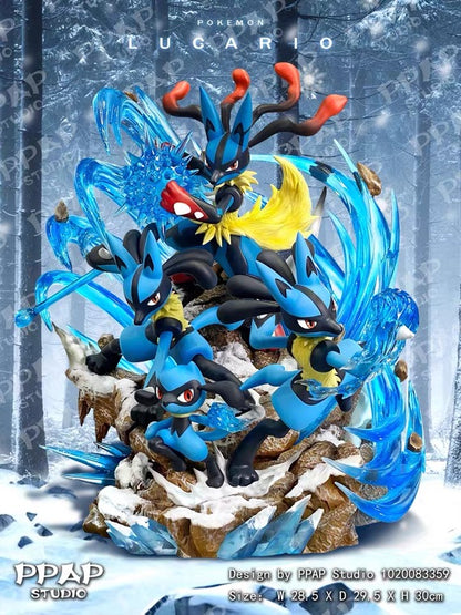 〖Sold Out〗Pokemon Lucario family Model Statue Resin - PPAP Studio