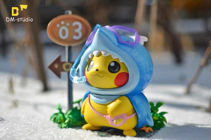 〖In Stock〗Pokémon Peripheral Products Cosplay Pikachu Shark - DM Studio