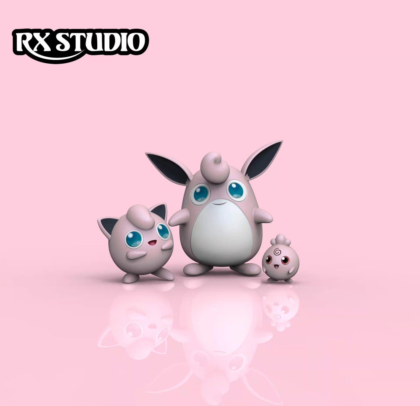 〖In Stock〗Pokemon Scale World Jigglypuff Wigglytuff Igglybuff #039 #040 #174 1:20 - RX Studio