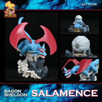 〖Sold Out〗Pokemon Scale World Bagon Shelgon Salamence #371 #372 #373 1:20 - DCG Studio