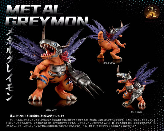 〖Sold Out〗Digimon Metal Greymon - Miman Studio