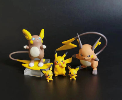 〖Make Up The Balance〗Pokemon Scale World Pikachu Raichu Pichu Alola Raichu #025 #026 #172 1:20 - YCC