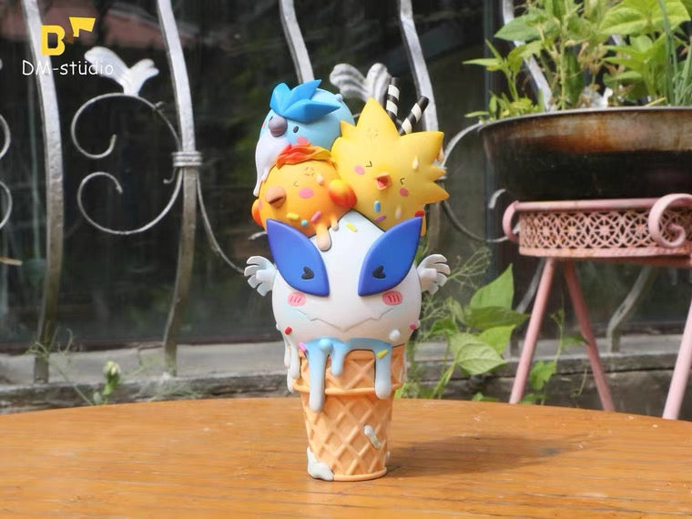 〖In Stock〗Pokémon Peripheral Products Ice Cream Series Legendary bird & Lugia - DM Studio