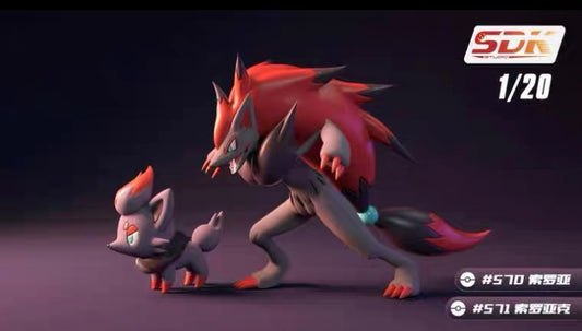 〖Sold Out〗Pokemon Scale World Zorua Zoroark 1:20 - SDK Studio