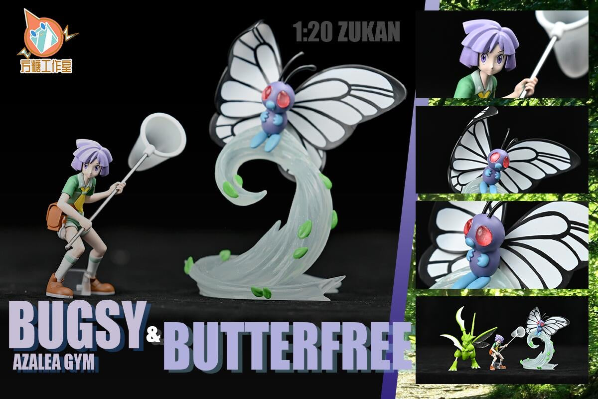 〖In Stock〗Pokemon Scale World Bugsy& Butterfree 1:20 - FT Studio