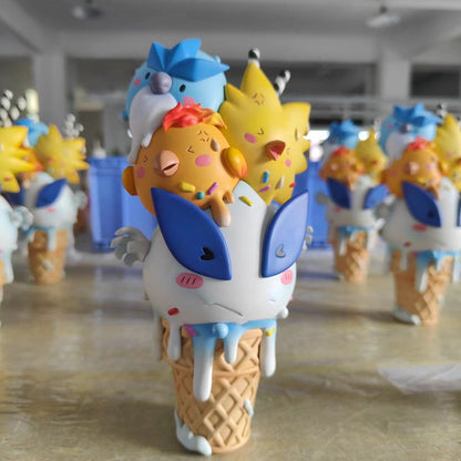 〖In Stock〗Pokémon Peripheral Products Ice Cream Series Legendary bird & Lugia - DM Studio