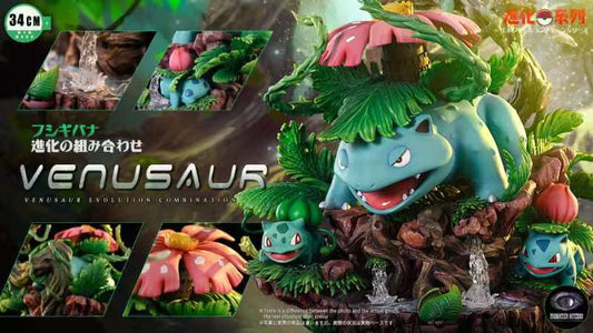 〖Sold Out〗Pokemon Venusaur Family Model Statue Resin - Monster Studio