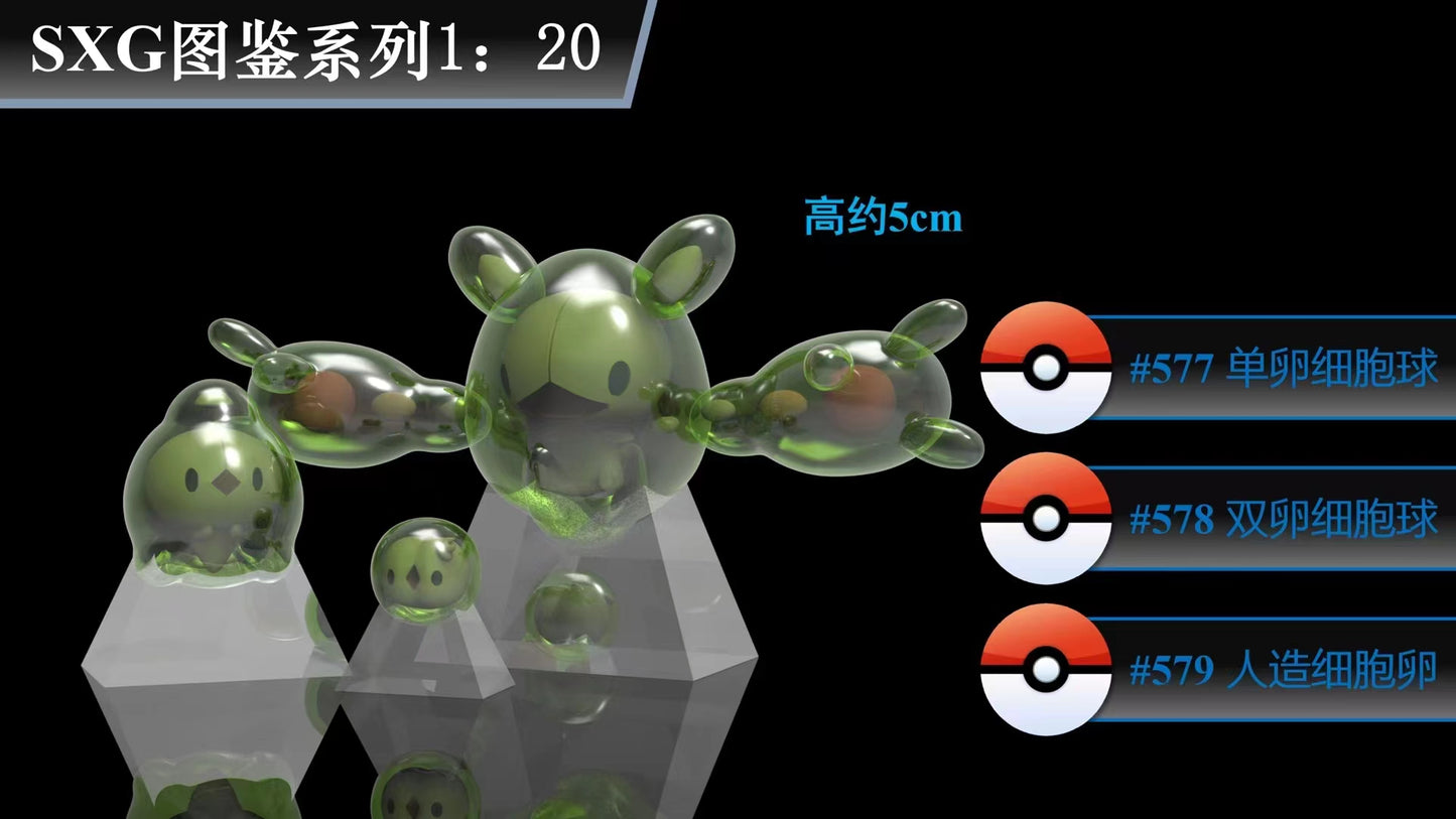 〖Sold Out〗Pokemon Scale World Solosis Duosion Reuniclus #577 #578 #579 1:20 - SXG Studio
