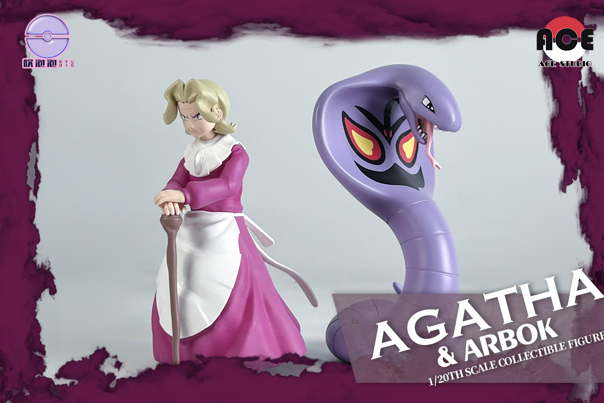 〖 In Stock〗Pokemon Scale World Four Kings Series Agatha&Arbok 1:20 - ACE&CPP Studio