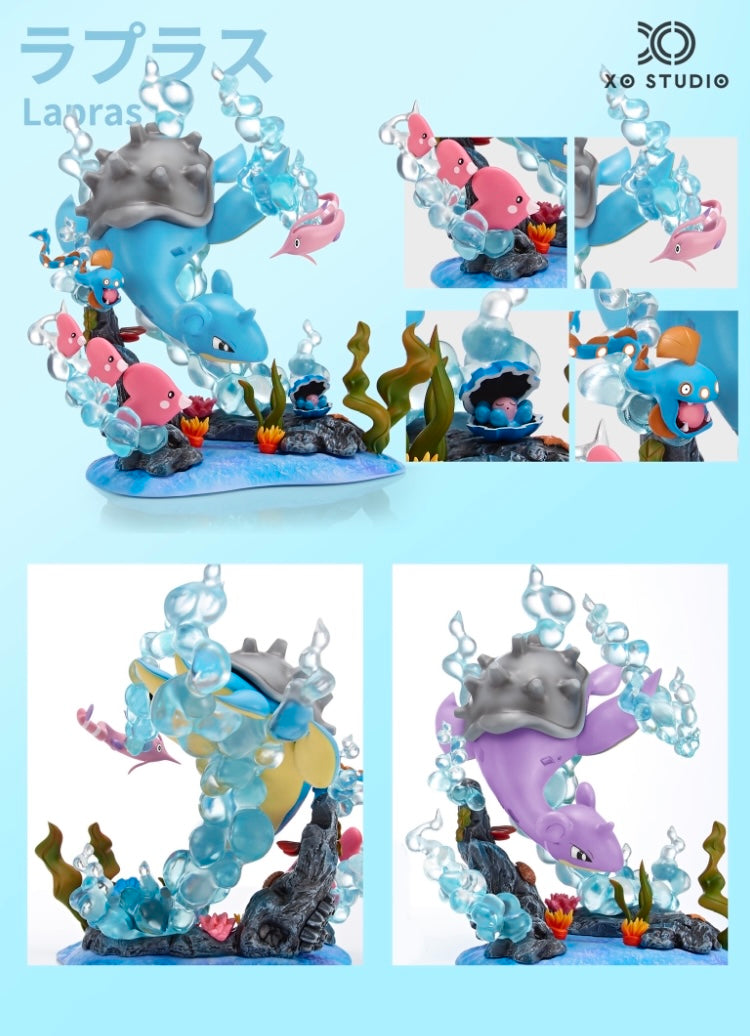 〖In Stock〗Pokemon Scale World Lapras Clamperl Huntail Gorebyss Luvdisc #131 #366 #367 #368 #370 1:20 - XO Studio