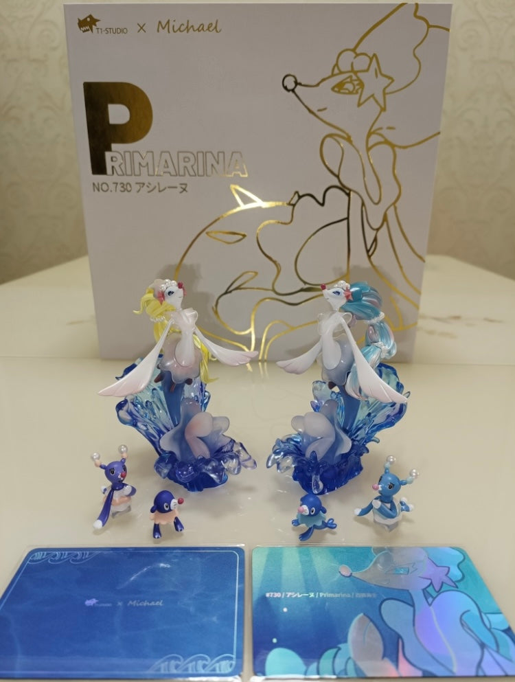 〖In Stock〗Pokemon Scale World Popplio Brionne Primarina #728 #729 #730 1:20 - T1 Studio