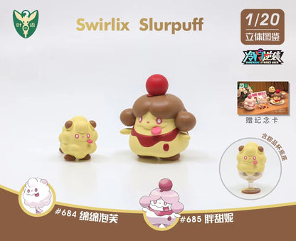〖In Stock〗Pokemon Scale World Swirlix Slurpuff #684 #685 1:20 - Yeyu Studio