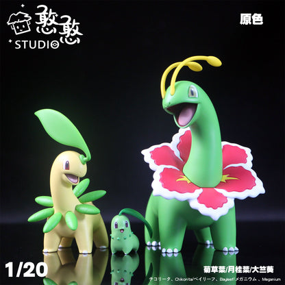 〖Sold Out〗Pokemon Scale World Chikorita Bayleef Meganium #152 #153 #154 1:20 - HH Studio