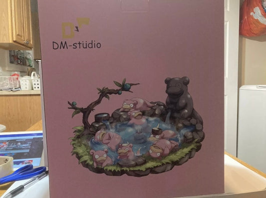 〖In Stock〗Pokemon Slowpoke's Rest Pool Model Statue resin  - DM Studio