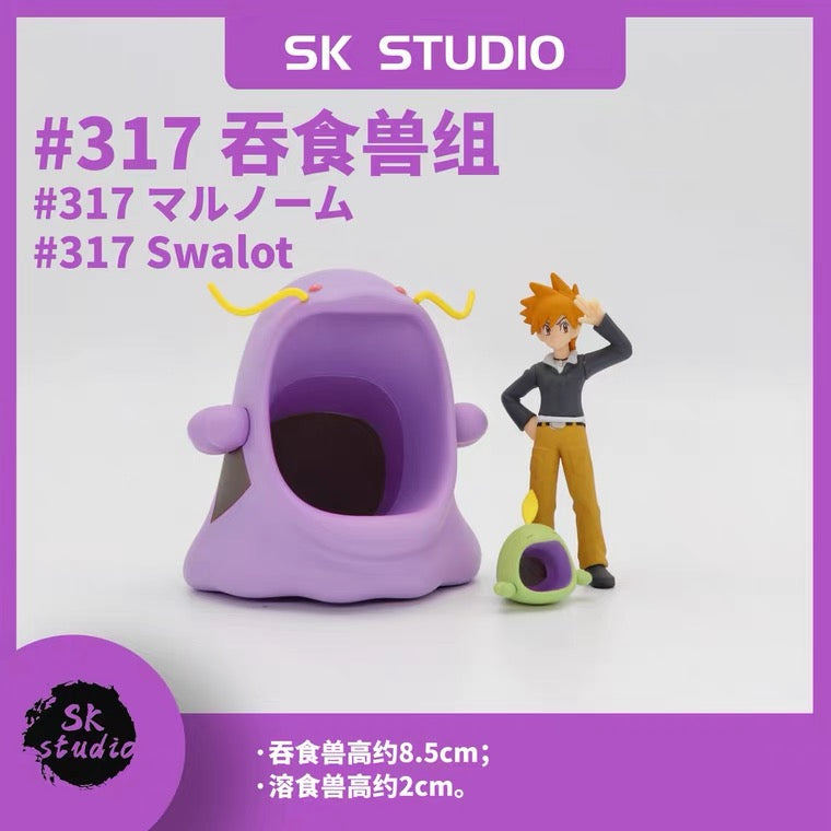 〖In Stock〗Pokemon Scale World Gulpin Swalot #316 #317 1:20 - SK Studio