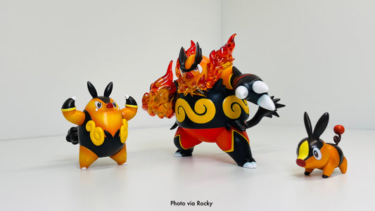 〖In Stock〗Pokemon Scale World Tepig Pignite Emboar #498 #499 #500 1:20 - T1 Studio