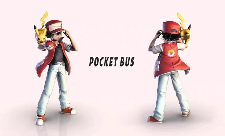 〖In Stock〗Pokemon Scale World Red& Pikachu 1:20 - Pocket Bus Studio