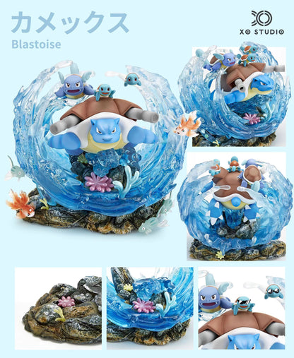 〖Sold Out〗Pokemon Scale World Squirtle Wartortle Blastoise Goldeen Remoraid #007 #008 #009 #118 #223 1:20 - XO Studio