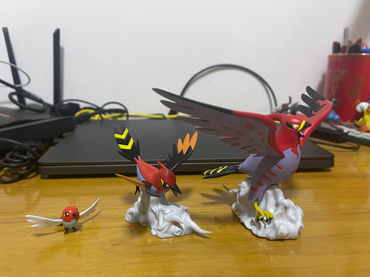 〖Make Up The Balance〗Pokemon Scale World Fletchling Fletchinder Talonflame #661 #662 #663 1:20 - XY‘House Studio