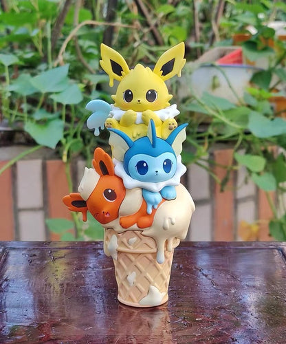 〖Sold Out〗Pokémon Peripheral Products Ice Cream Series Vaporeon Jolteon Flareon - DM Studio