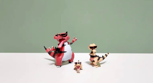 〖Sold Out〗Pokemon Scale World Sandile Krokorok Krookodile #551 #552 #553 1:20 - FW Studio