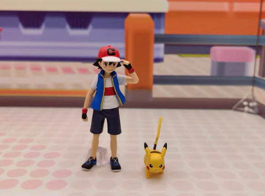 〖Sold Out〗Pokemon Scale World Ash Ketchum& Pikachu 1:20 - HH Studio