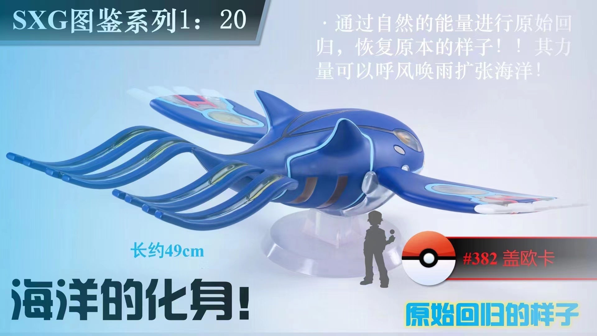 Pokemon best sale kyogre figure