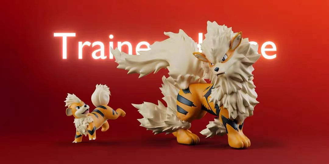 〖Sold Out〗Pokemon Scale World Growlithe Arcanine #058 #059 1:20 - Trainer House Studio