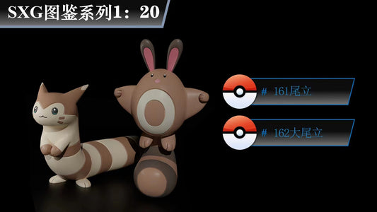 〖Sold Out〗Pokemon Scale World Sentret Furret #161 #162 1:20 - SXG Studio