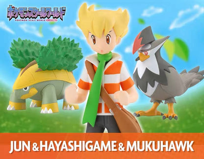 〖In Stock〗Pokemon Scale World Jun&Hayashigame&Mukuhawk 1:20 - Bandai