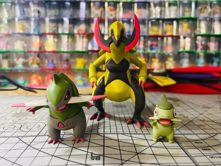 〖Sold Out〗Pokemon Scale World Axew Fraxure Haxorus #610 #611 #612 1:20 - Yeyu Studio