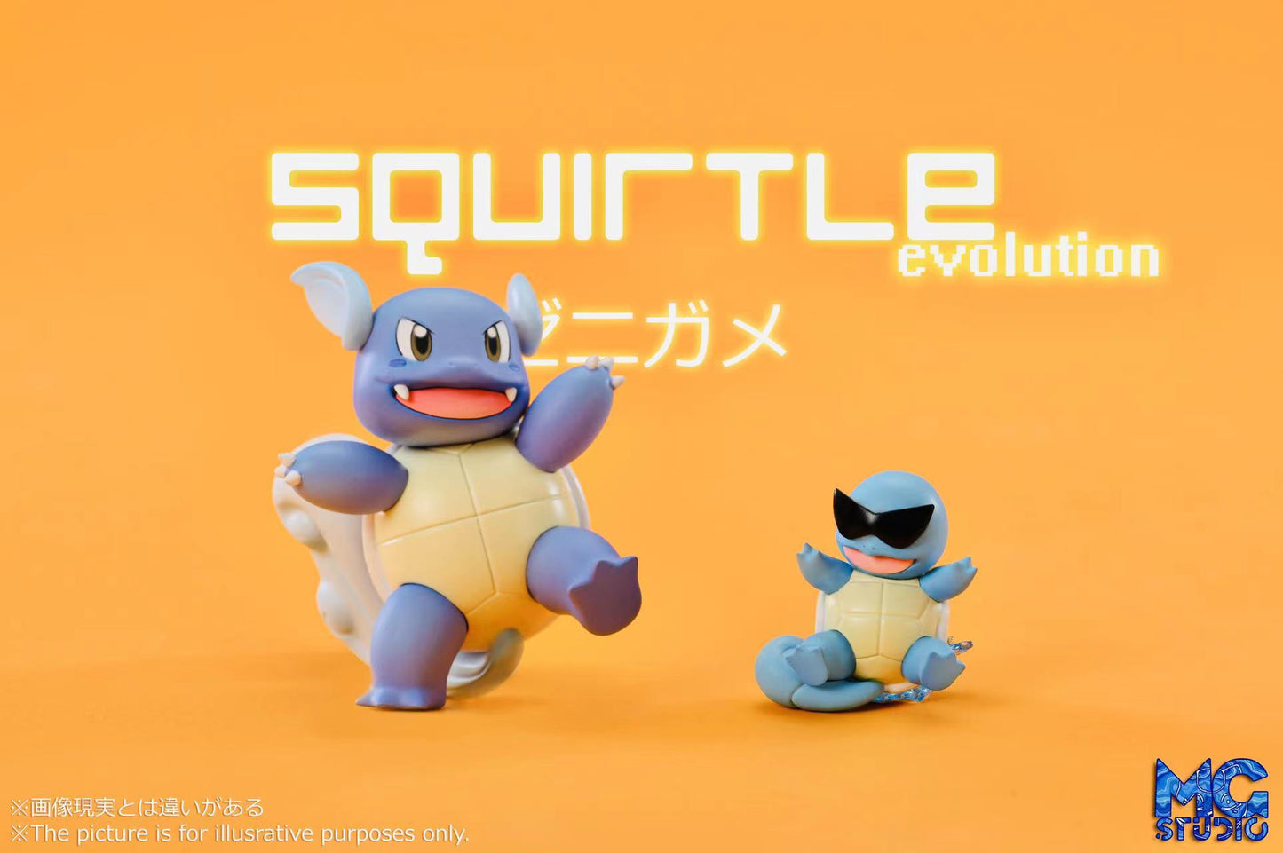 〖Sold Out〗Pokemon Scale World Squirtle Wartortle Blastoise #006 #007 #008 1:20 - MG Studio