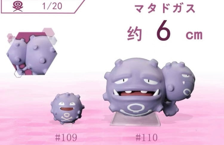 〖Sold Out〗Pokemon Scale World Koffing Weezing #109 #110 1:20 - SXG Studio