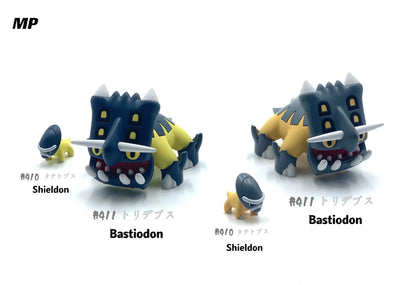 〖Sold Out〗Pokemon Scale World Shieldon Bastiodon #410 #411 1:20 - Dunsparce Studio