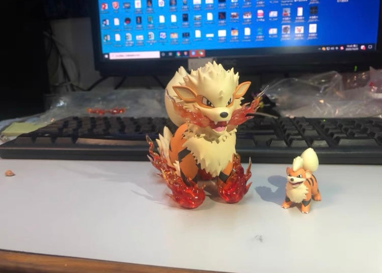 〖Sold Out〗Pokemon Scale World Growlithe Arcanine #058 #059 1:20 - King Studio