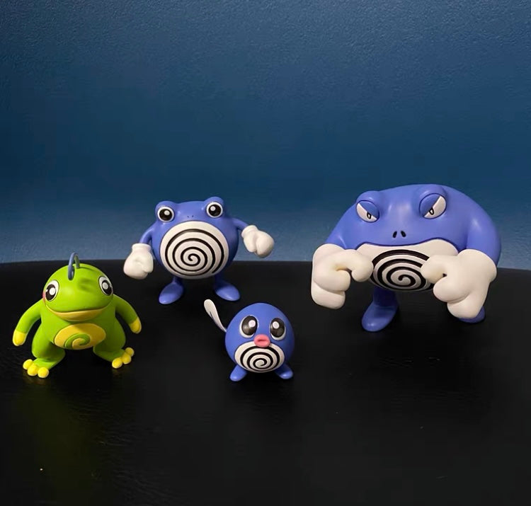 〖Sold Out〗Pokemon Scale World Poliwag Poliwhirl Poliwrath Politoed #060 #061 #062 #186 1:20 - OS Studio