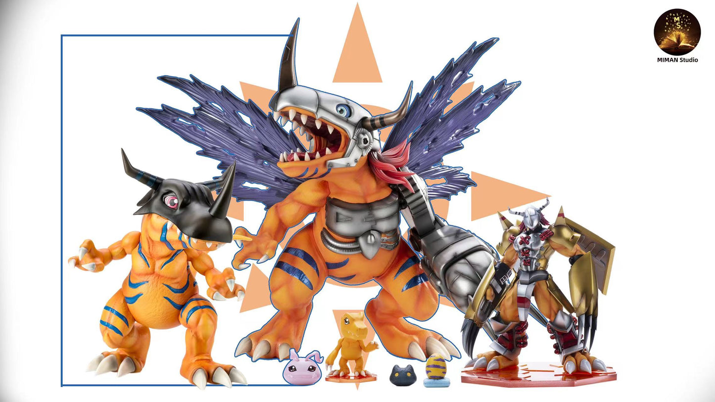 〖Sold Out〗Digimon Metal Greymon - Miman Studio
