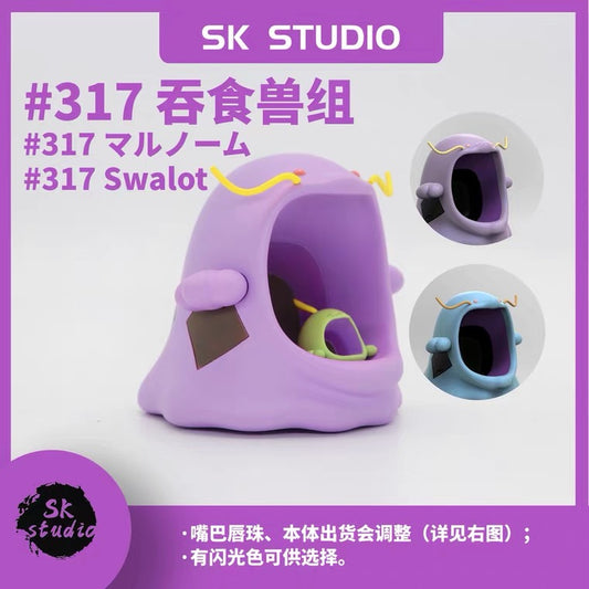 〖In Stock〗Pokemon Scale World Gulpin Swalot #316 #317 1:20 - SK Studio