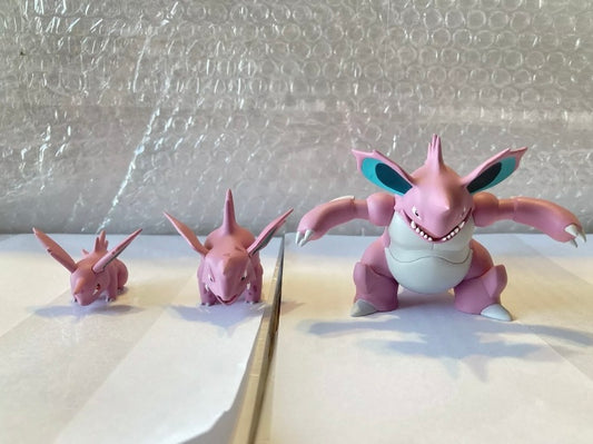 〖Sold Out〗Pokemon Scale World Nidoran Nidorino Nidoking #032 #033 #034 1:20 - DS Studio