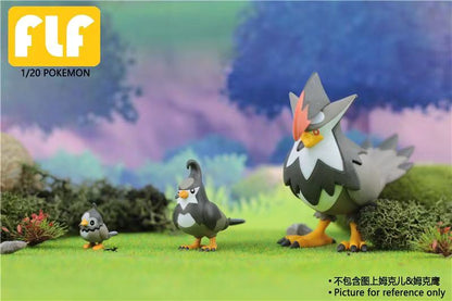 〖Sold Out〗Pokemon Scale World Staravia Bibarel #397 #400 1:20 - FLF Studio