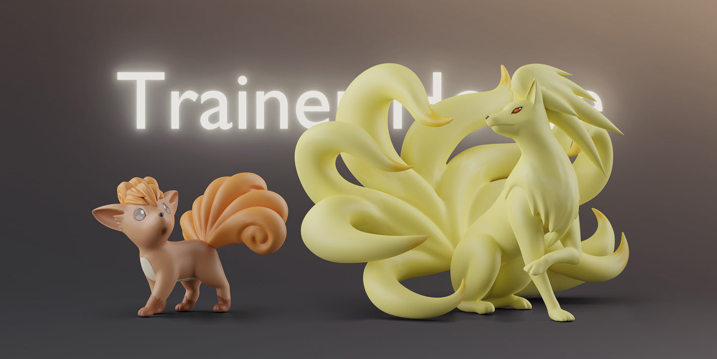 〖Sold Out〗Pokemon Scale World Vulpix Ninetales #037 #038 1:20 - Trainer House Studio
