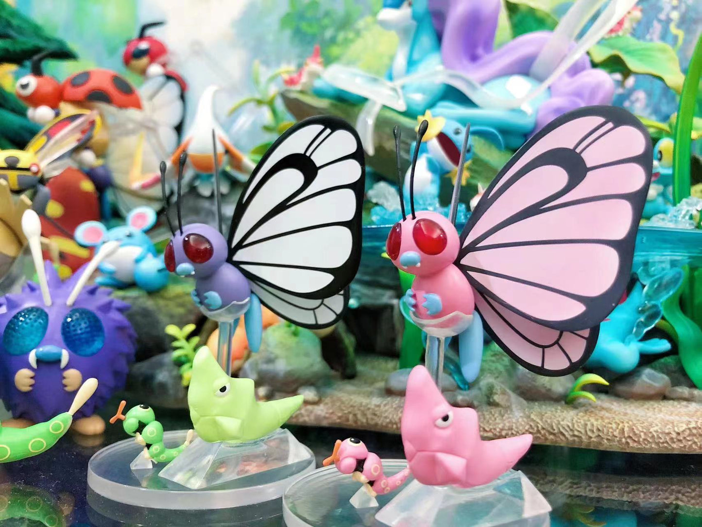 〖Sold Out〗Pokemon Scale World Caterpie Metapod Butterfree #010 #011 #012 1:20 - Star Studio