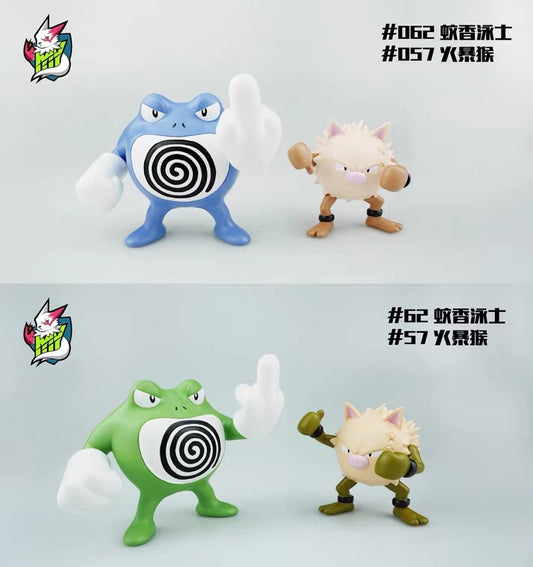 〖Sold Out〗Pokemon Scale World Primeape Poliwrath #057 #062 1:20 - Zangoose Studio