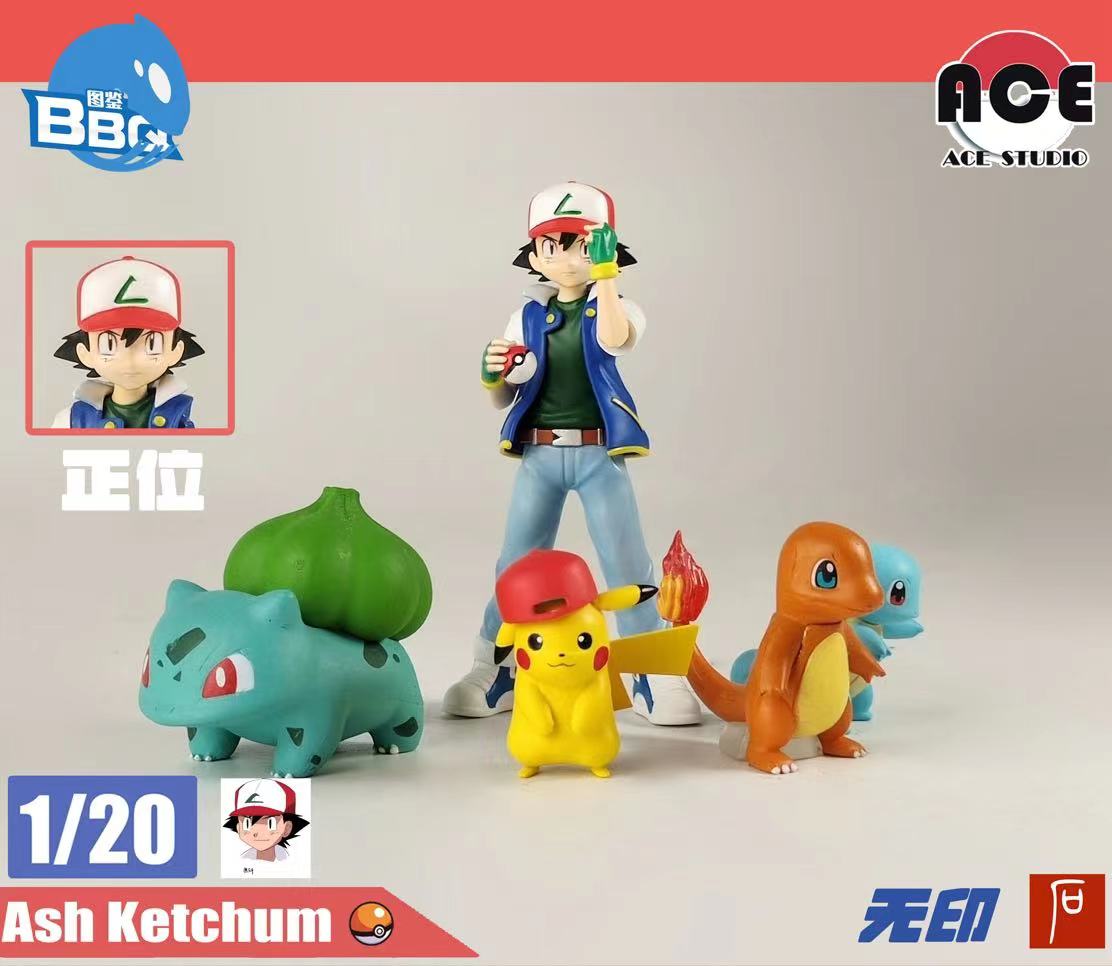 〖In Stock〗Pokemon Scale World TV Series Ash Ketchum Limited Edition 1:20 - ACE&BBQ Studio